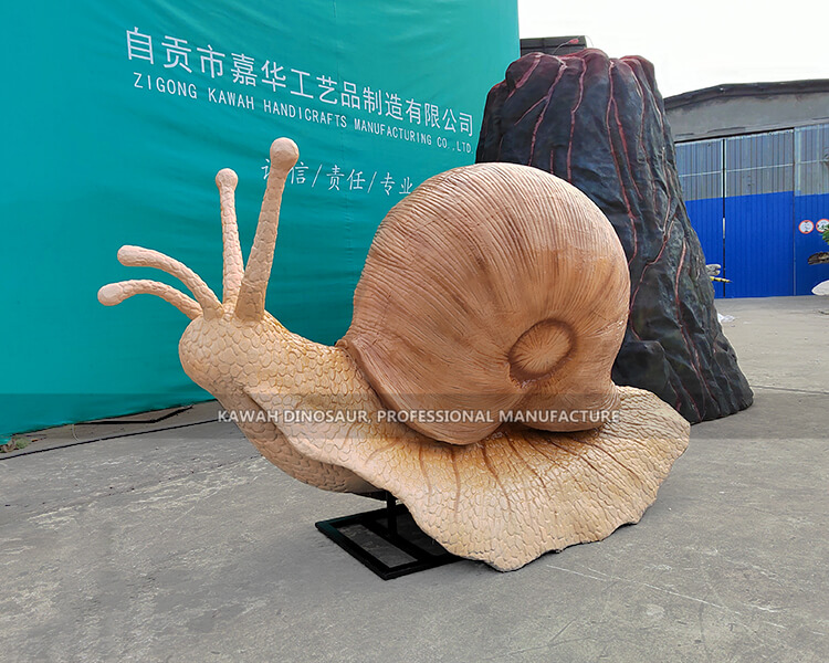 广场装饰软体硅胶电动蜗牛模型