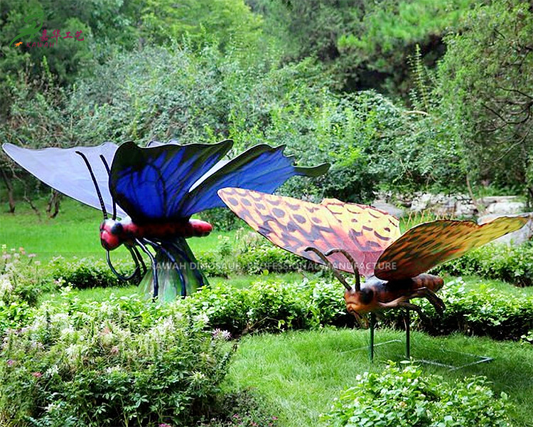 定制设计景区公园大型蝴蝶装饰