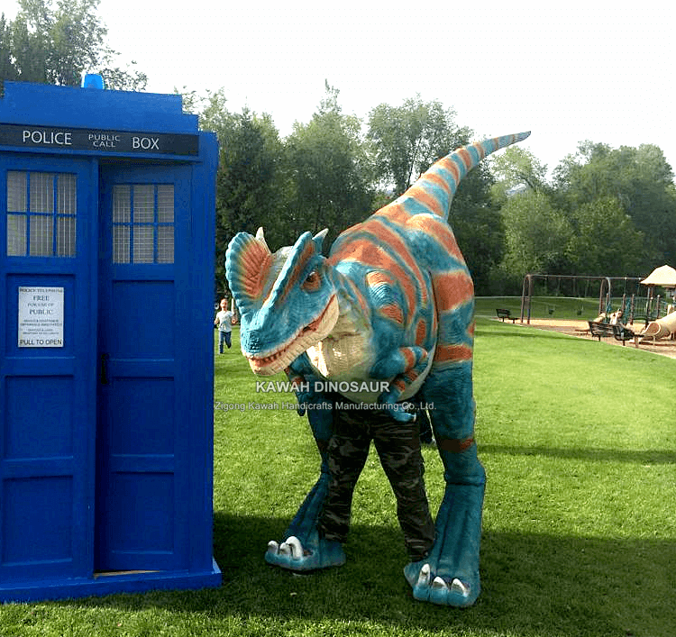 恐龙表演服主题公园恐龙大作战